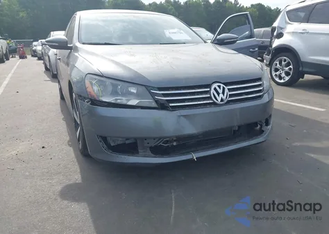 2012 Volkswagen Passat Se z USA, uszkodzony, nr VIN 1VWBP7A32CC036357
